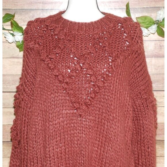 Amaryllis Ladies Chunky Knit PullovSweater Size XL Pullover Casual Cozy Oversize - Picture 2 of 8